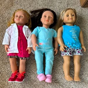 American girl and our generation dolls